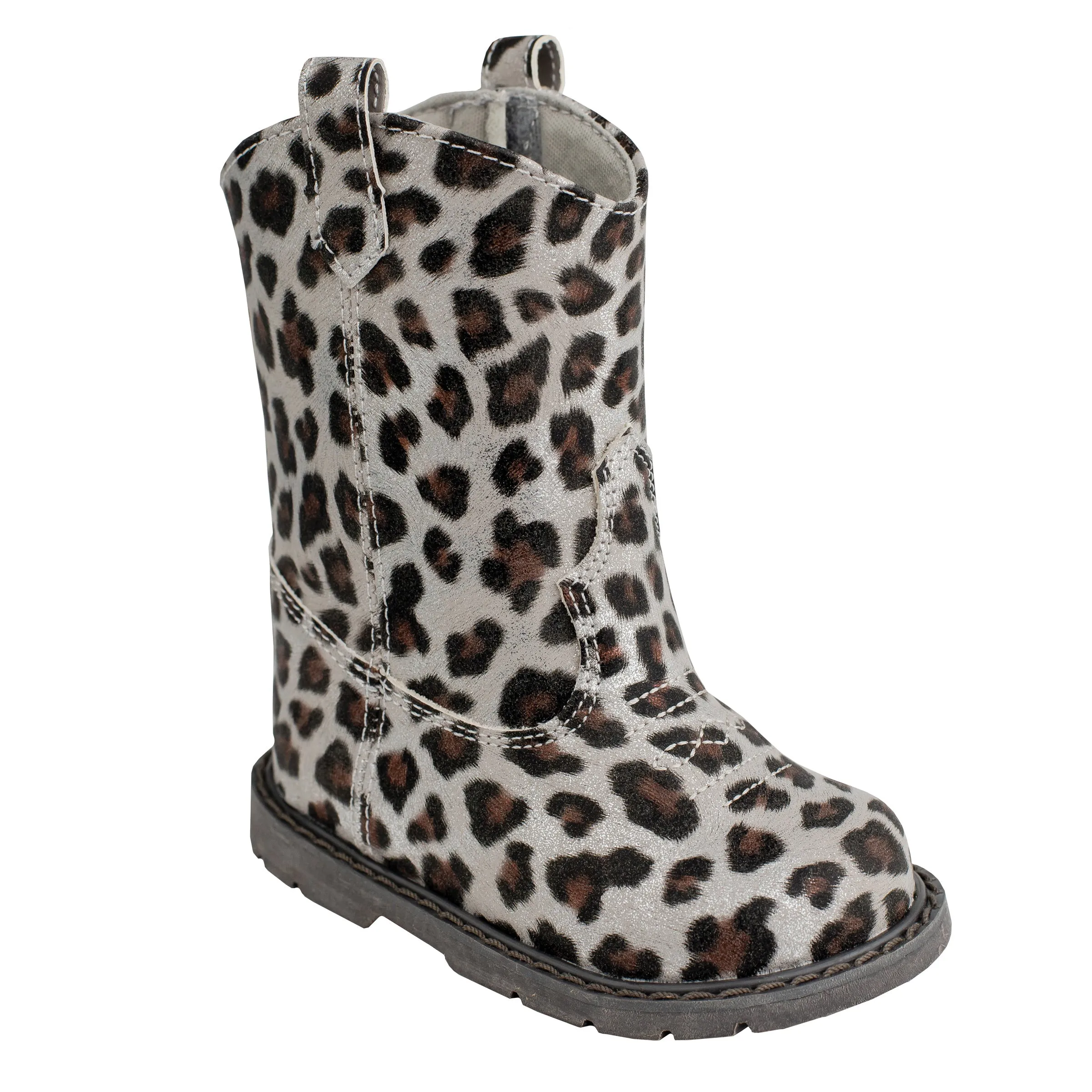 Addison Western Boot | Leopard Shimmer