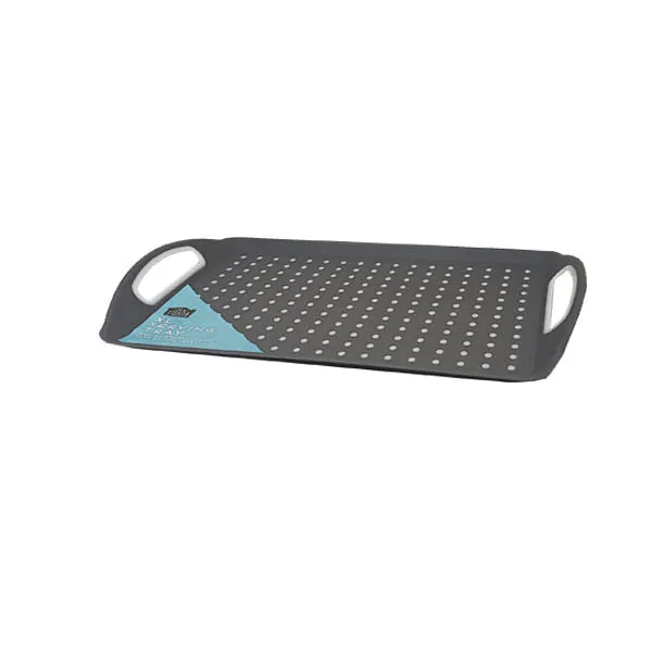 Anti Slip Serving Tray Grey Extra Large