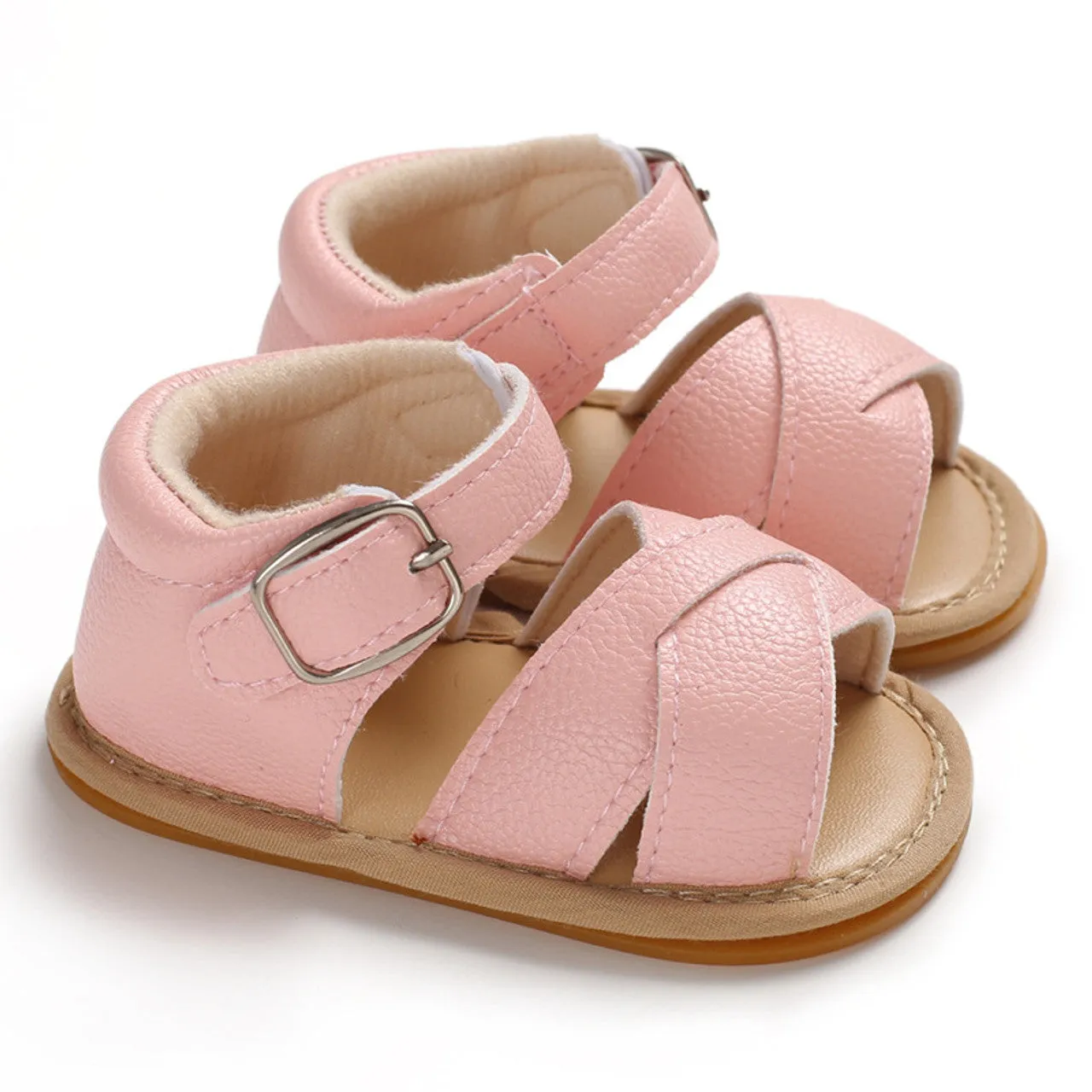 Baby leather sandals