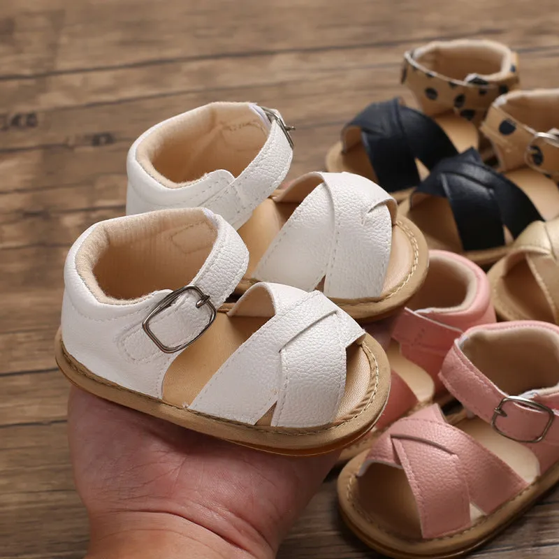 Baby leather sandals