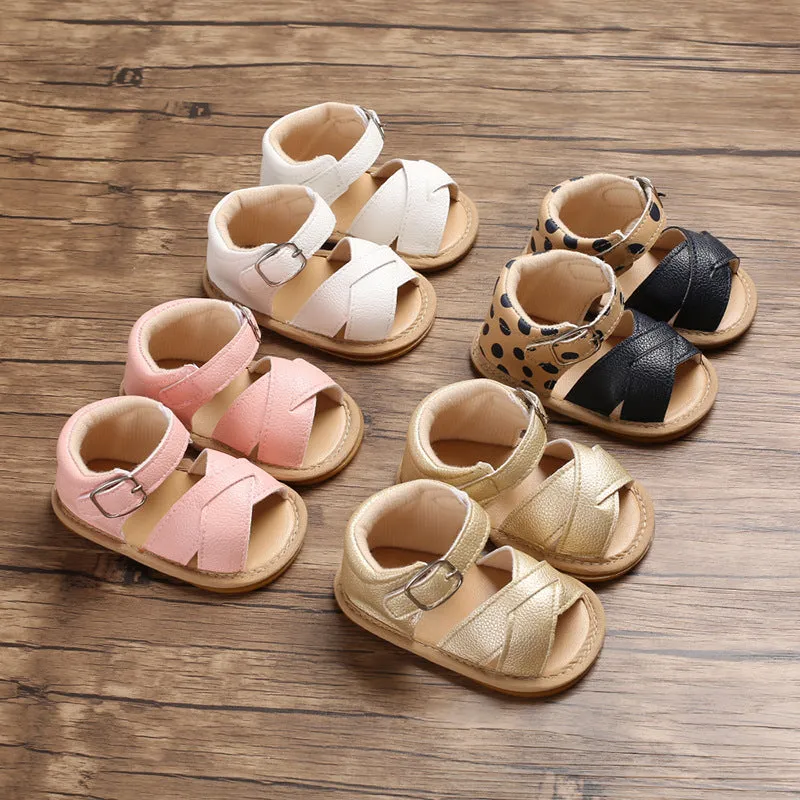 Baby leather sandals