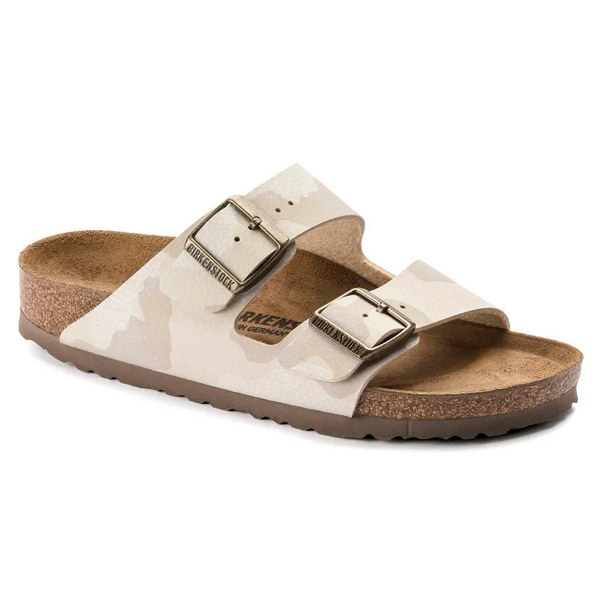 Birkenstock Women's Arizona - Desert Soil Camo Sand Birko-Flor