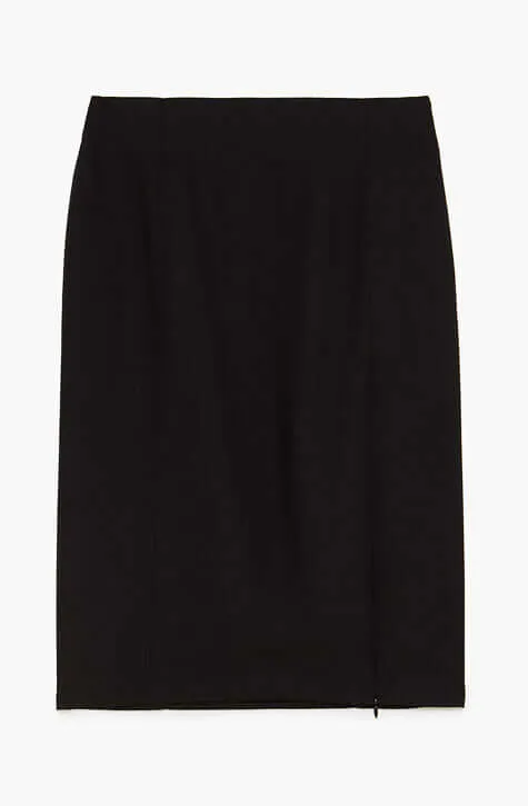 Black Skirt with side slit