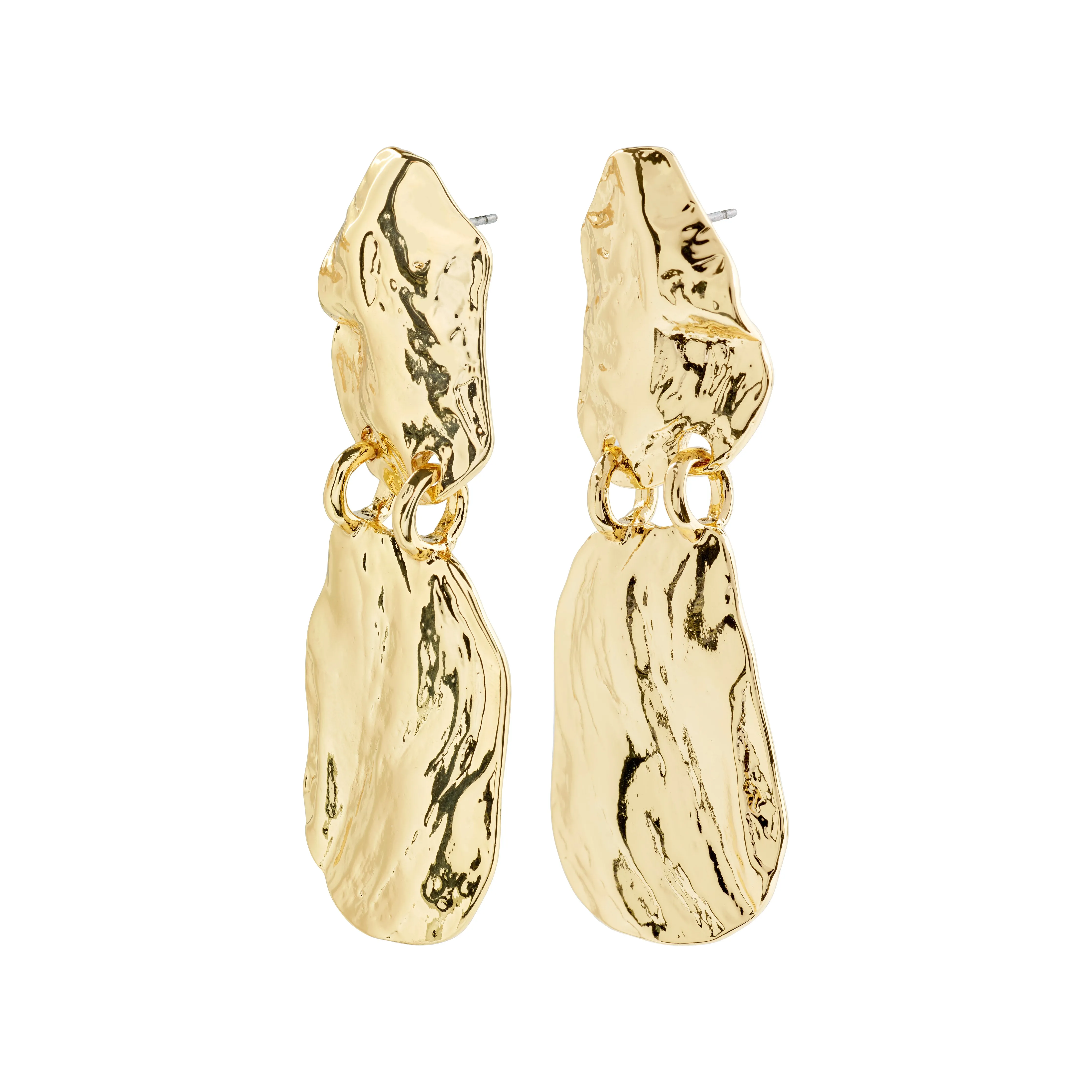 BLOOM recycled earrings gold-plated