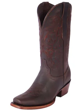 Botas Vaqueras Rodeo Clasicas de Piel Genuina para Mujer 'El General' - ID: 122486