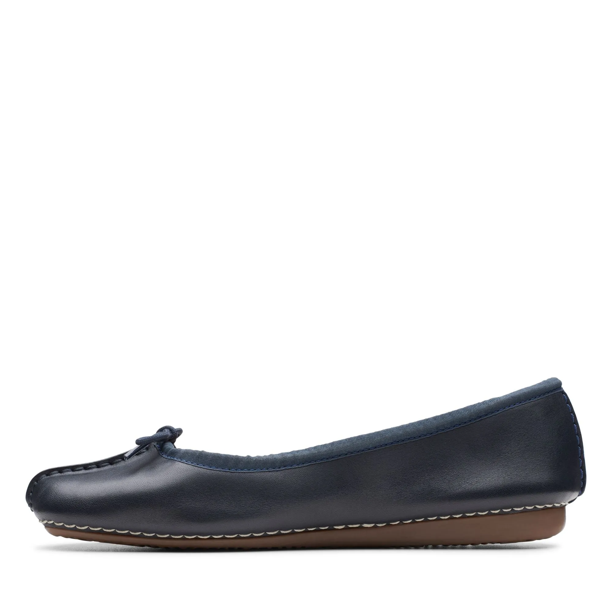 Clarks Freckle Ice Navy Leather