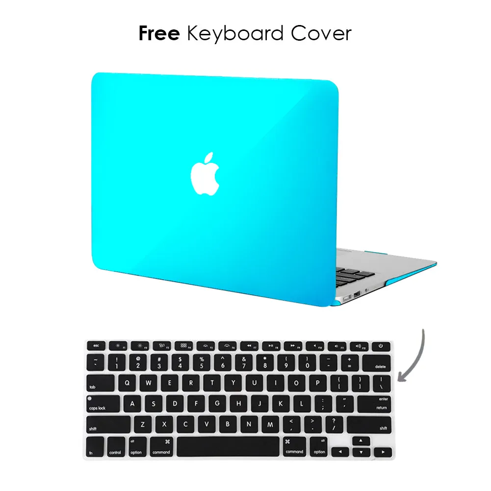 Clear Blue MacBook Case