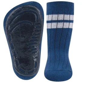 Ewers Blue Stripe Anti Slip Socks 藍色間條嬰兒防滑襪