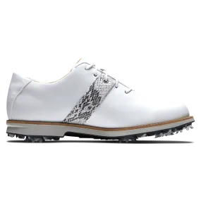 FootJoy Women's Premier Golf Shoes- White/Crock Grey