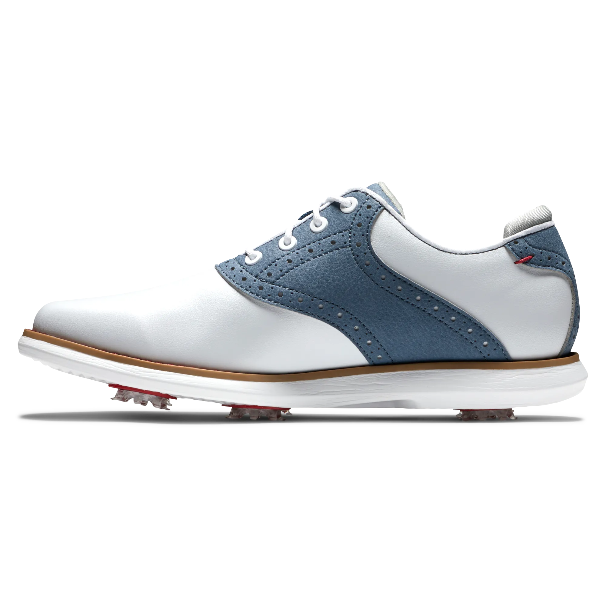 FootJoy Women's Traditions Golf Shoe- White/Blue