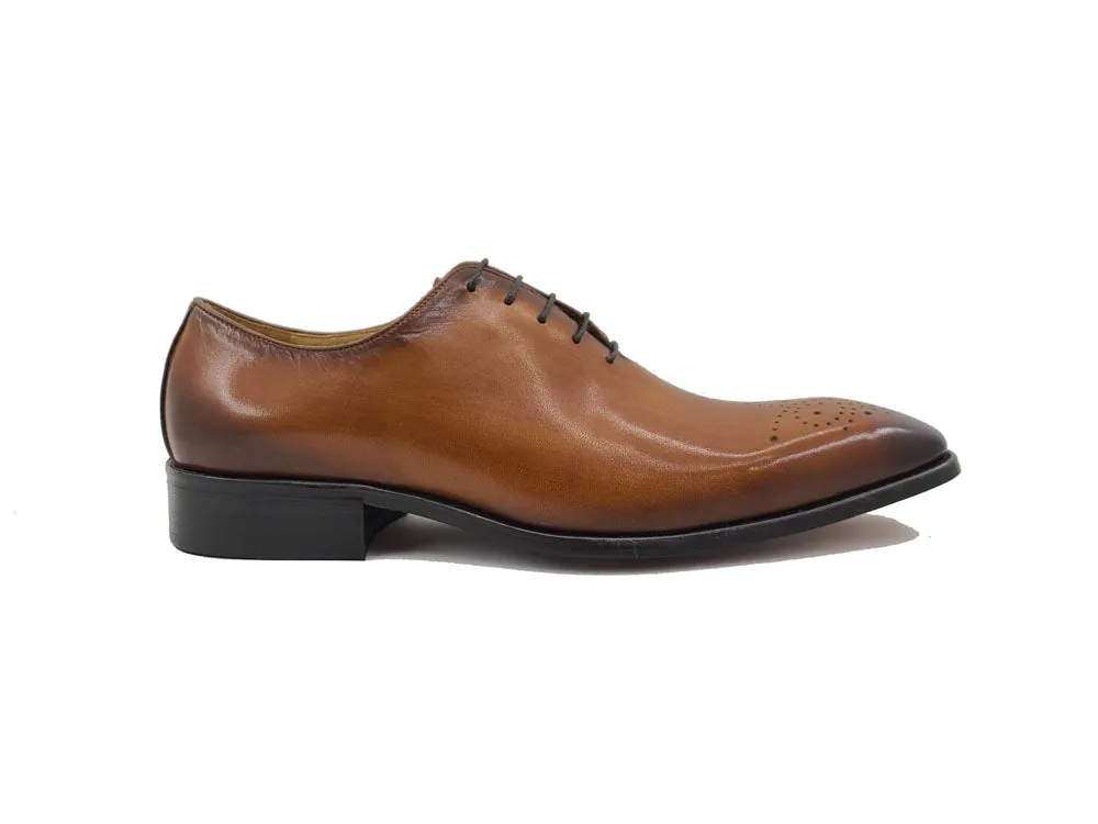 Hand Burnished Wholecut Calf Oxford