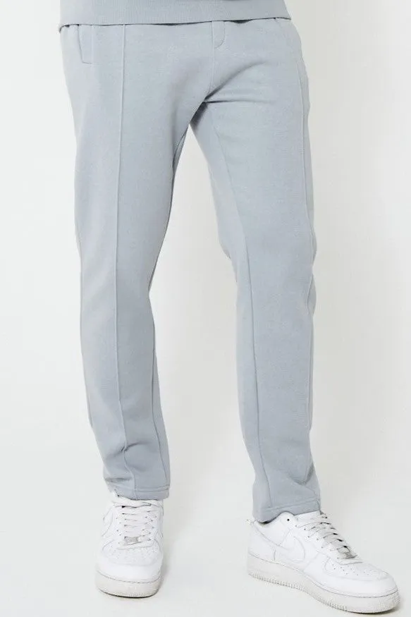 Holloway Road Fleece Open Joggers - Alloy Grey