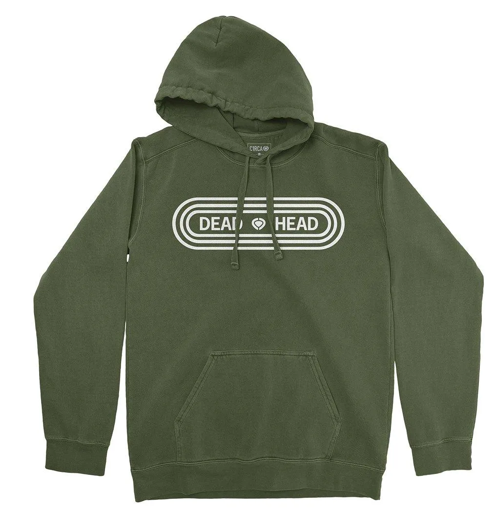 Hoodie DEAD HEAD - Military Green