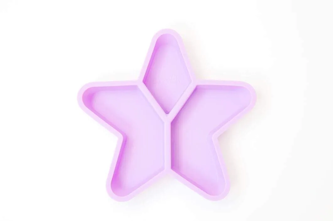 Little Woods Star Grazer Silicone Divided Plate