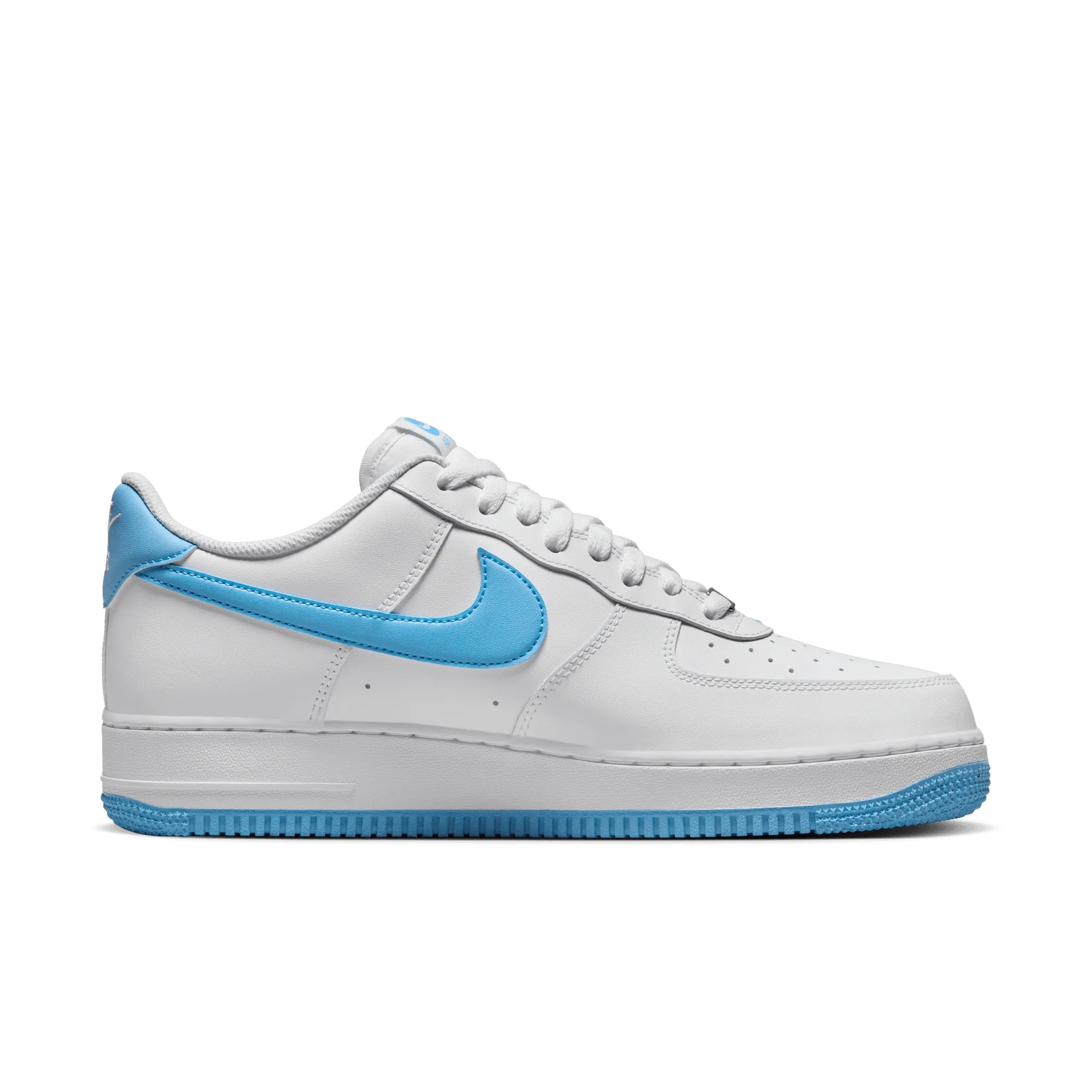 Men's Nike Air Force 1 '07 - White/Aquarius Blue/White