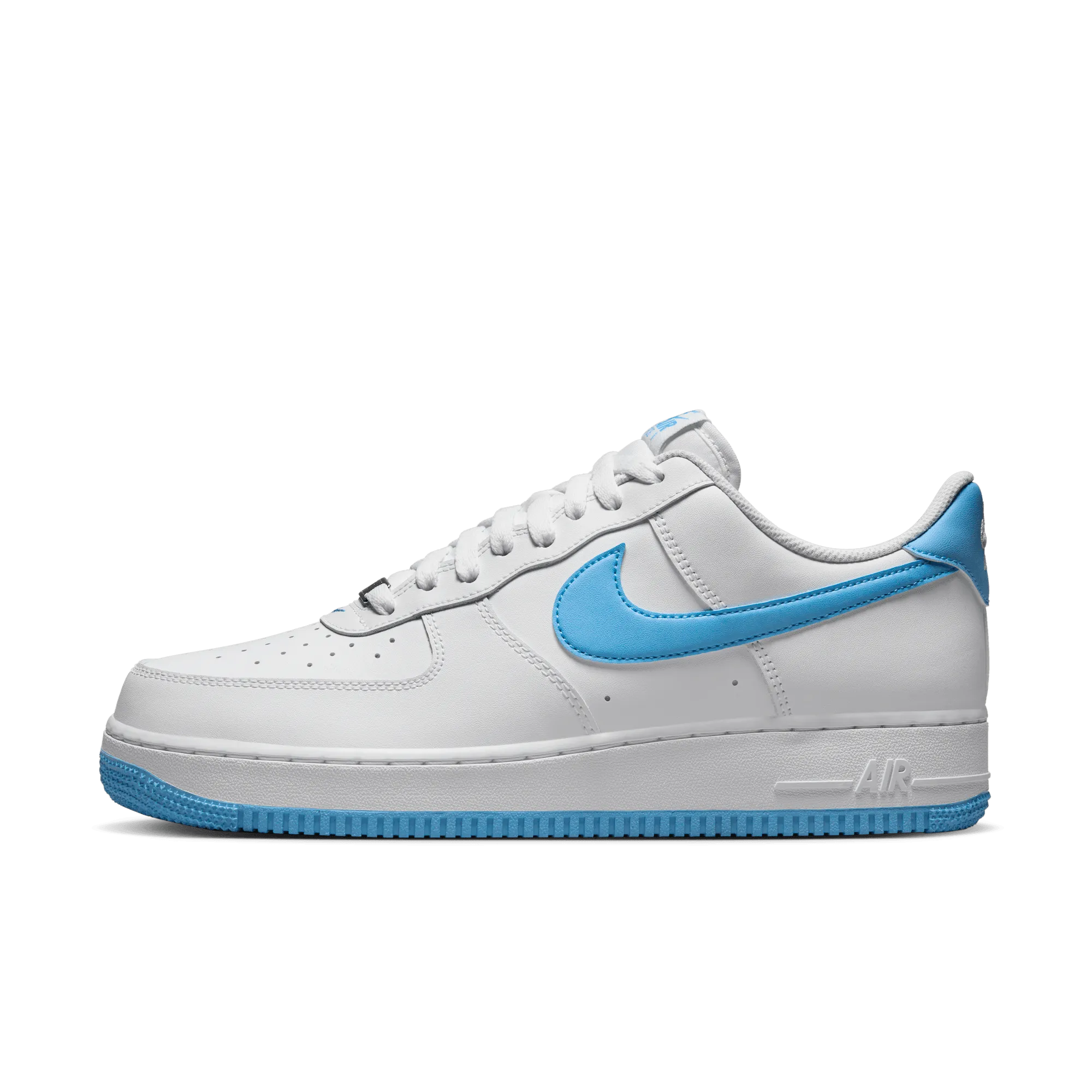 Men's Nike Air Force 1 '07 - White/Aquarius Blue/White