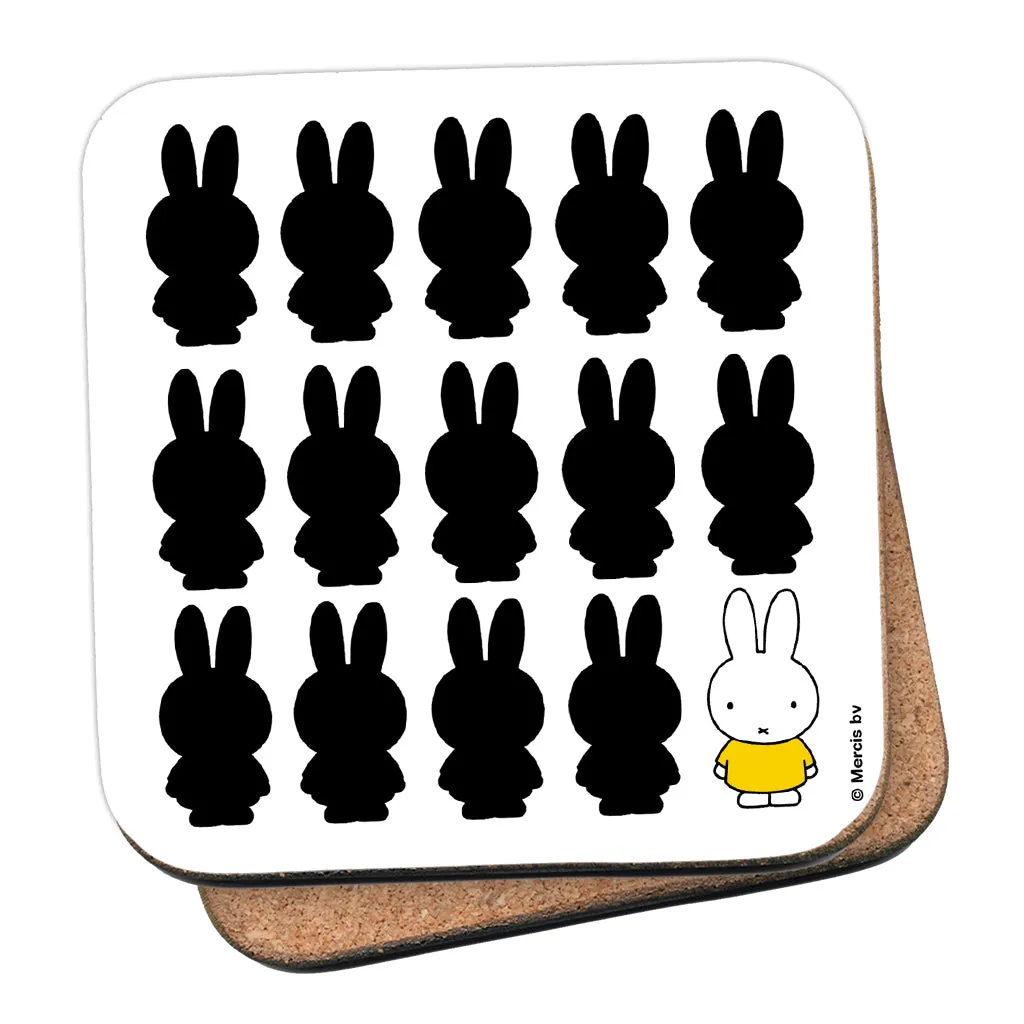 Miffy Silhouette Cork Coaster