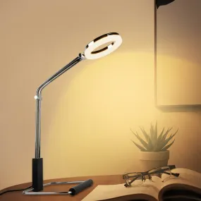 Minimalist Desk Lamp, Modern Nightstand Lamp With Plug-In Cord, Industrial Table Lamp With Adjustable Angle