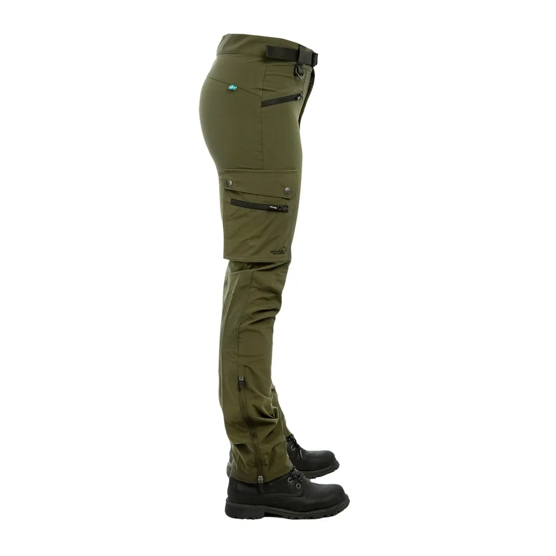 Motion Flex Pant Lady Olive (Long) Inseam 34"