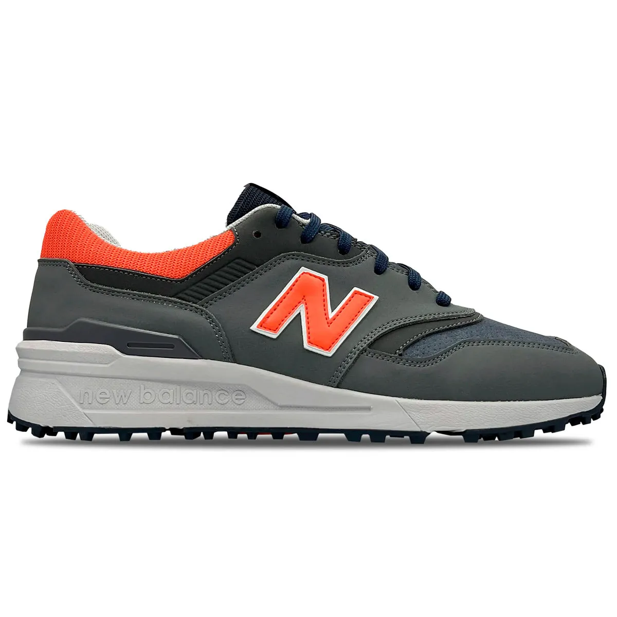 New Balance 997 SL Golf Shoes - Grey/Orange