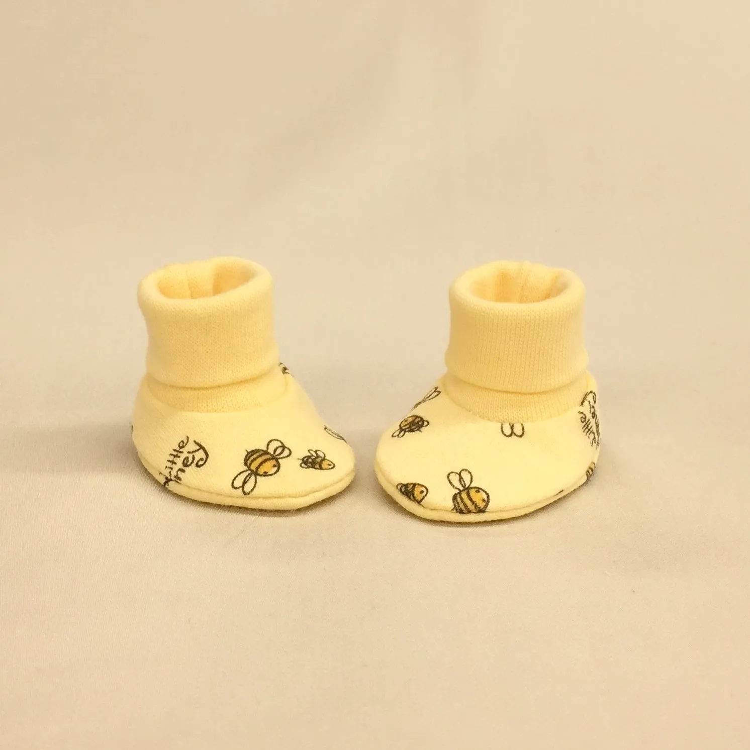 NICU Booties Honey Bee