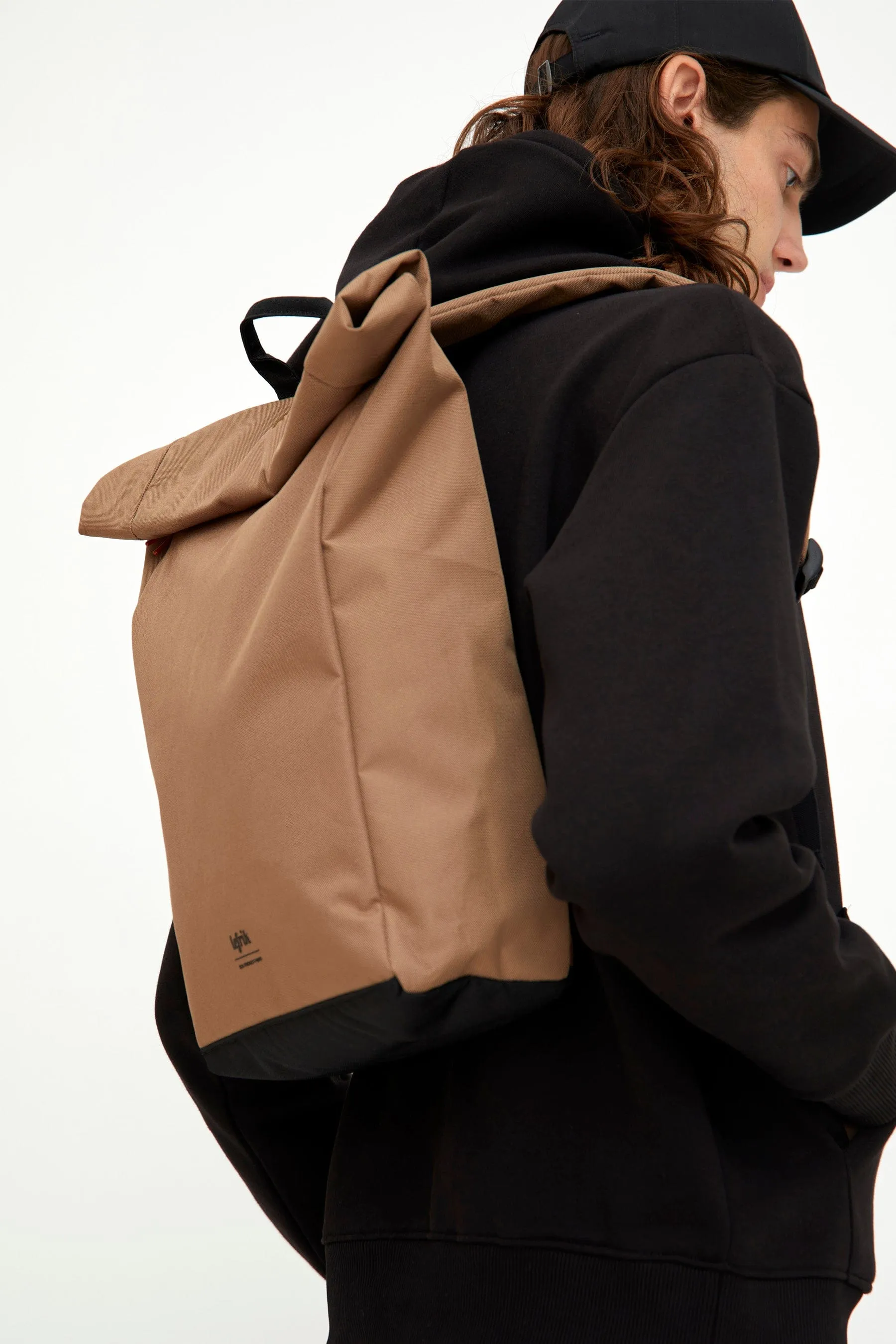 Roll Backpack Camel