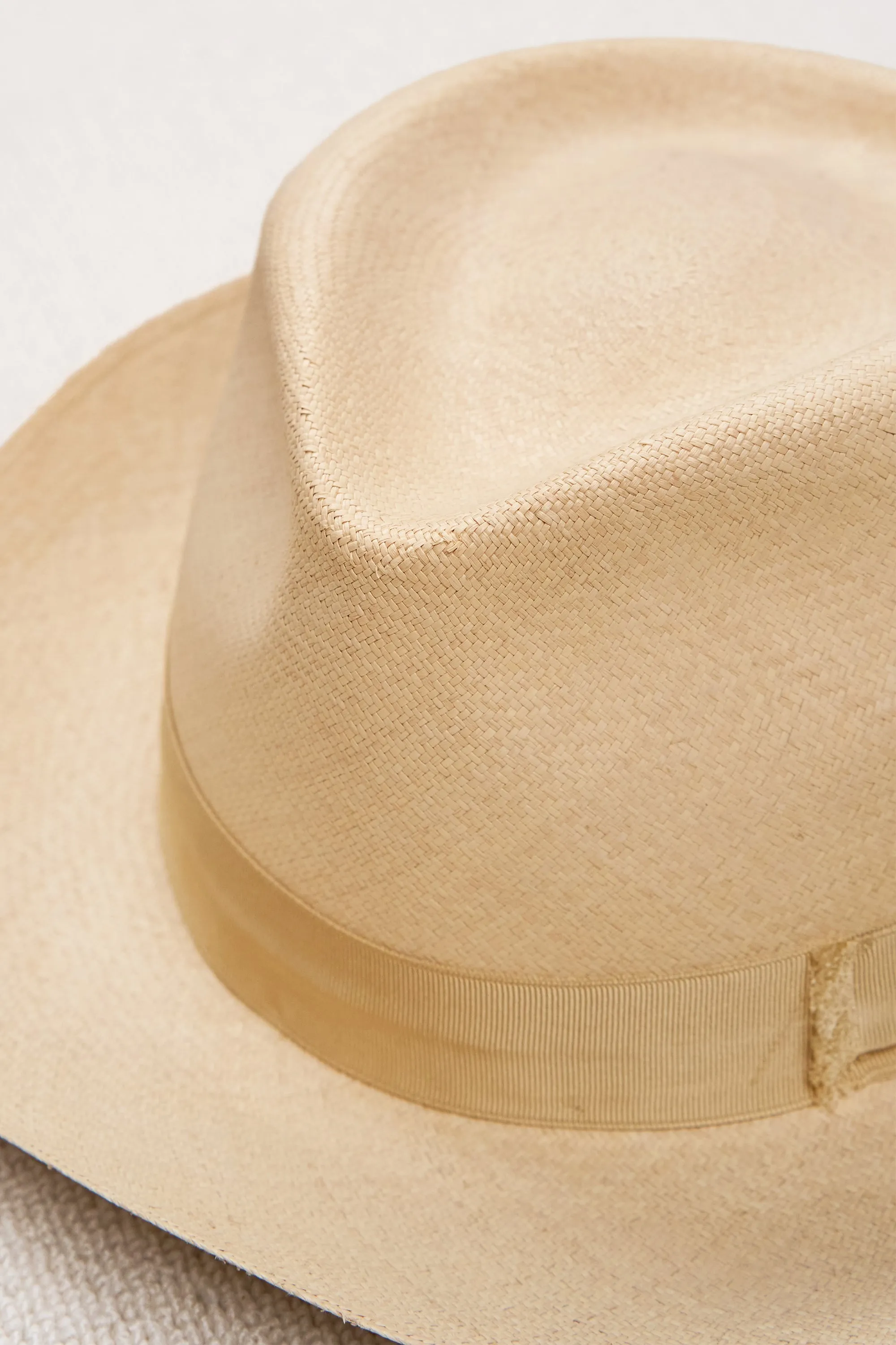 The Armoury Montecristi Panama Hat Old Hood *new with defect*