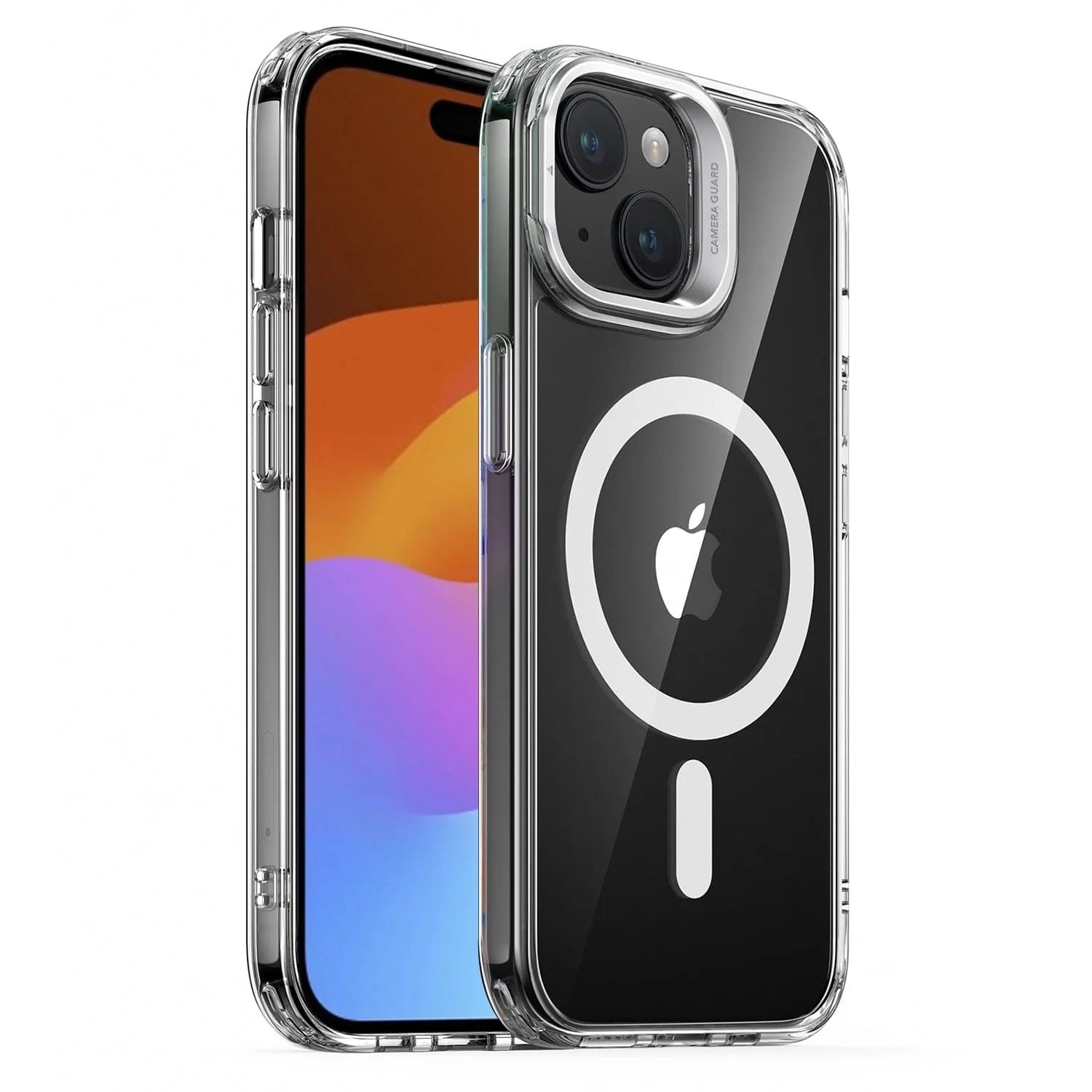 Venture Series Clear Case with Kickstand - iPhone 15 Plus